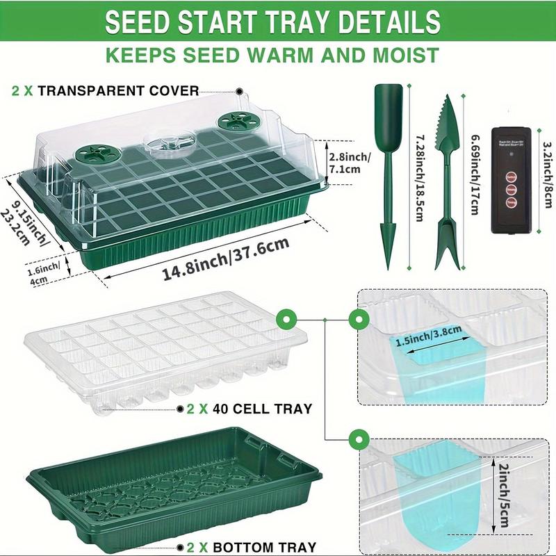 🥳 HOT SALE 2026 🥳 💞 50,000+ SOLD!🎉Seed starter trays with grow light (offer)