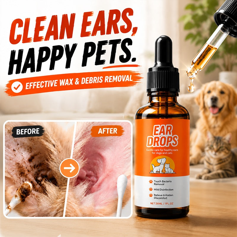 Viblitz™ Pet Ear Cleaner – Removes Wax, Dirt & Odor