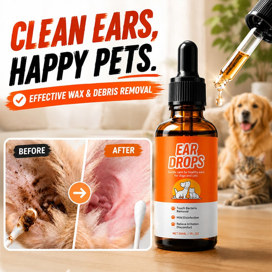 Viblitz™ Pet Ear Cleaner – Removes Wax, Dirt & Odor