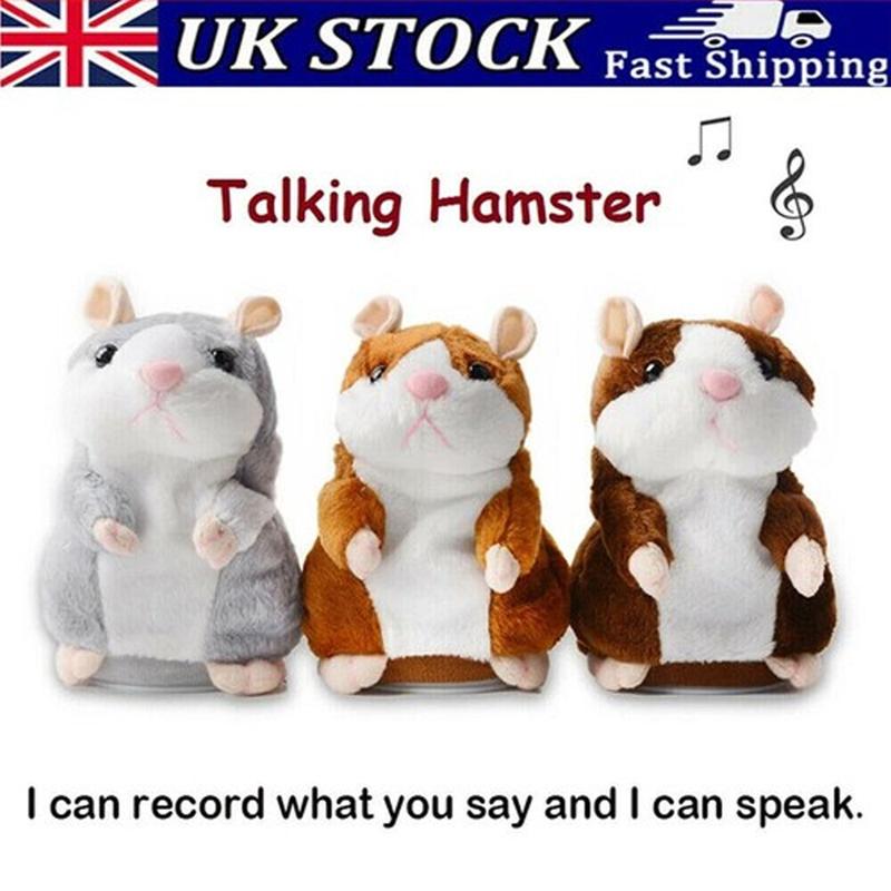 ✨Talking Hamster Plush – repeats whatever you say, auto head-shaking, hilarious fun for kids & adults.🎁
