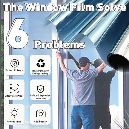 ☀️50% OFF! 🔥 Heat-Insulating Privacy Film – UV Protection, Easy Application & Perfect for Home & Office 🏠