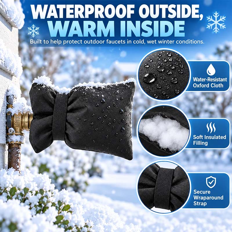 ❄️ Outdoor Faucet Cover | Winter Freeze Protection Insulated Spigot Protector (offer)