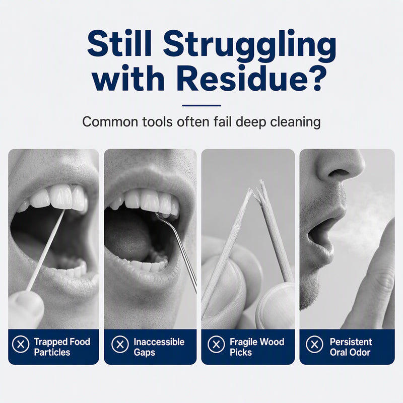 🏆German precision engineering! 0.1mm ultra-fine tip for precise flossing✨