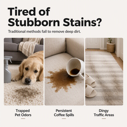 Viblitz™ Instant Carpet Stain Remover Spray – Lifts Tough Spots & Freshens Fabrics Fast