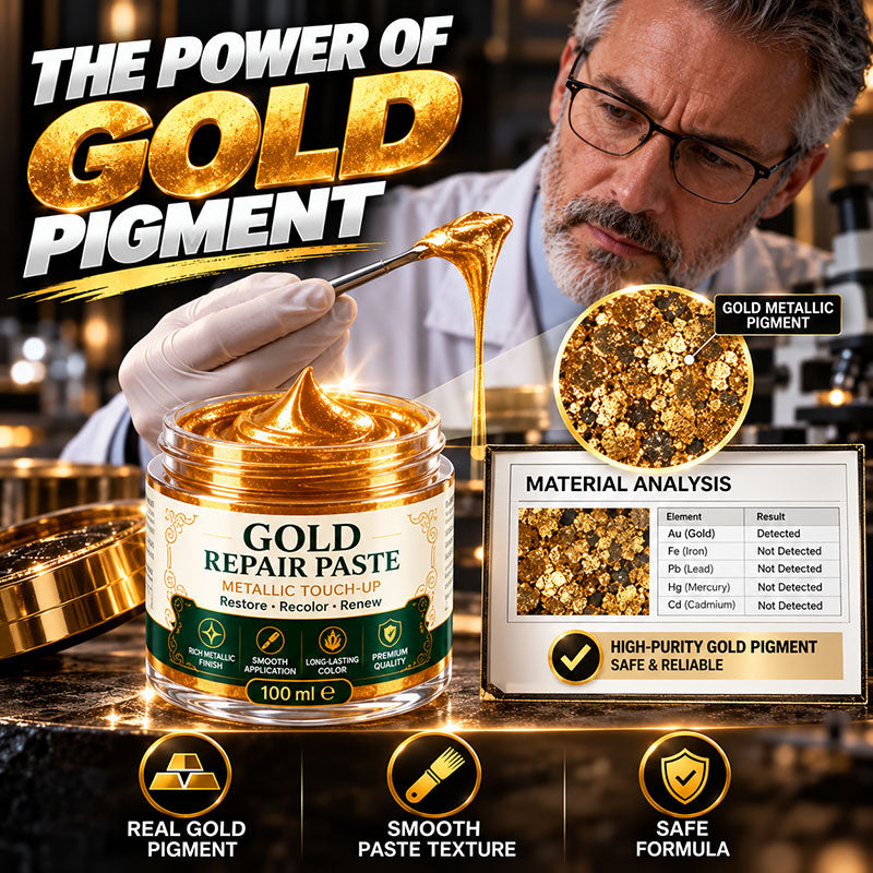 Gold Metallic Refinishing Repair Paste with Brush (offer)