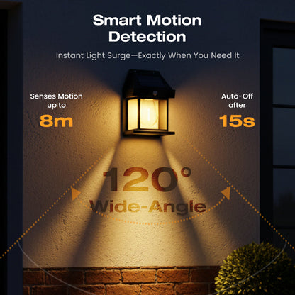 Motion Sensor Solar Wall Light,  (offer)