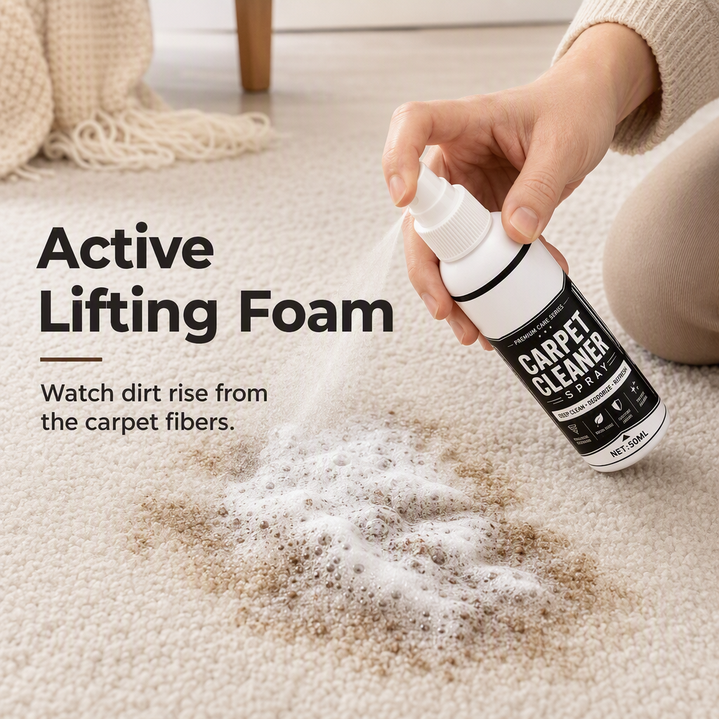 Viblitz™ Instant Carpet Stain Remover Spray – Lifts Tough Spots & Freshens Fabrics Fast