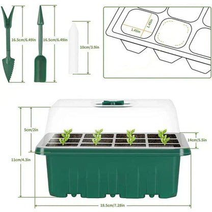 🥳 HOT SALE 2026 🥳 💞 50,000+ SOLD!🎉Seed starter trays with grow light (offer)