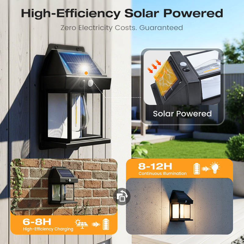 Motion Sensor Solar Wall Light,  (offer)