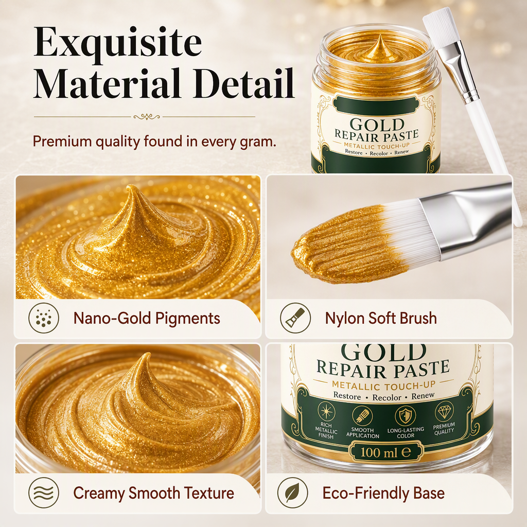 Gold Metallic Refinishing Repair Paste with Brush (offer)