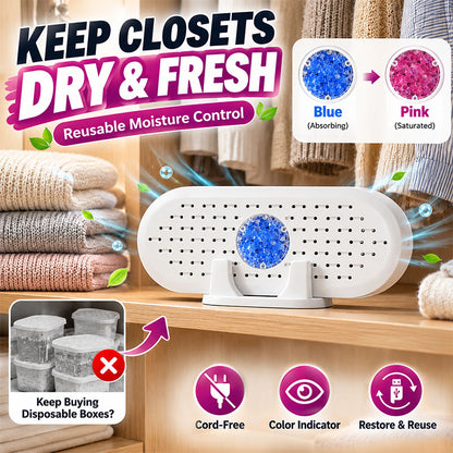 Viblitz™ Reusable Closet Dehumidifier – Helps Fight Damp & Musty Odours