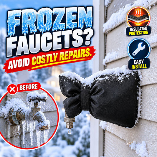 ❄️ Outdoor Faucet Cover | Winter Freeze Protection Insulated Spigot Protector (offer)