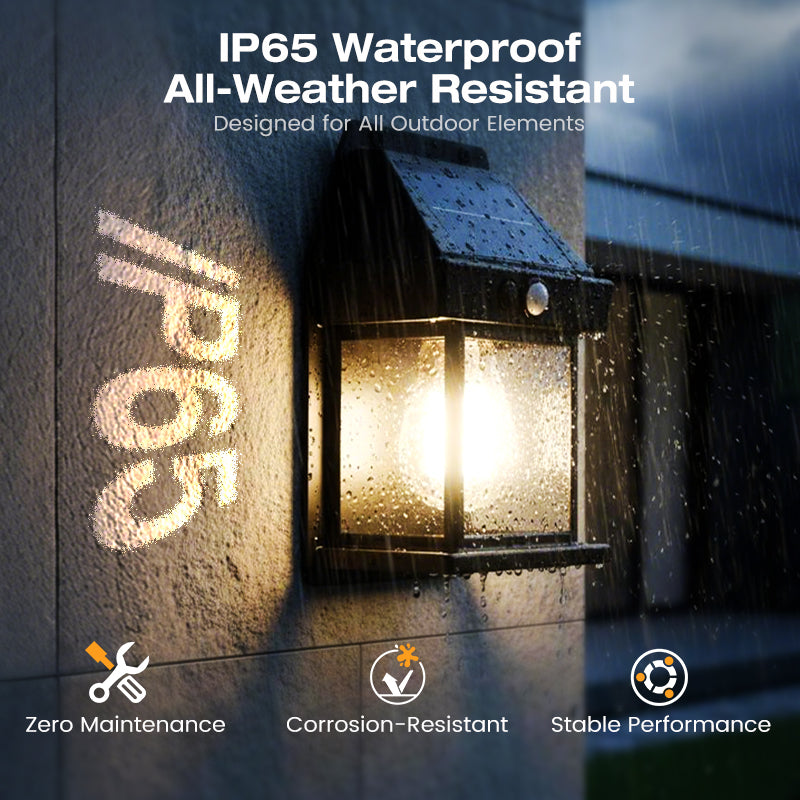 Motion Sensor Solar Wall Light,  (offer)