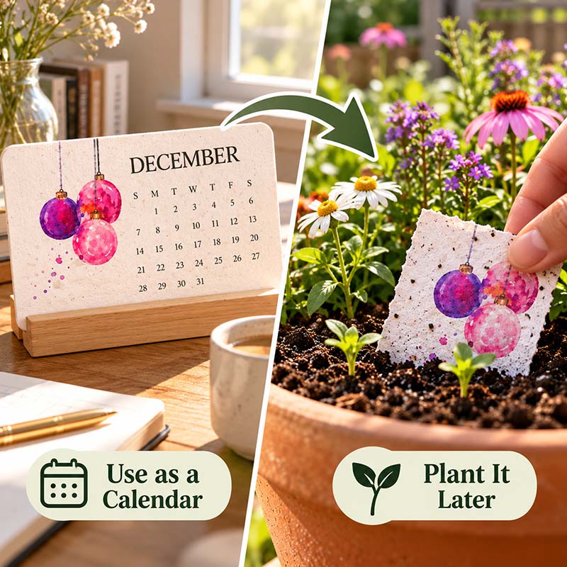 🌱 2027 Plantable Calendar – Use It. Plant It. Watch It Grow.☀（offer）