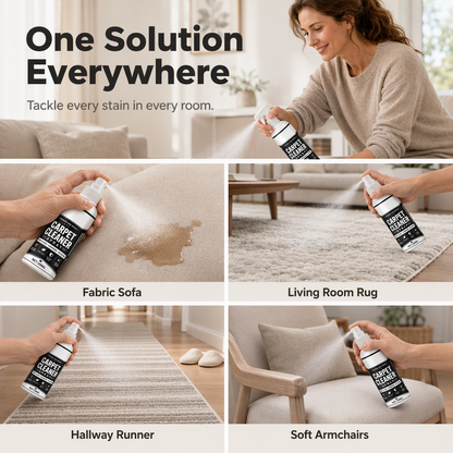 Viblitz™ Instant Carpet Stain Remover Spray – Lifts Tough Spots & Freshens Fabrics Fast