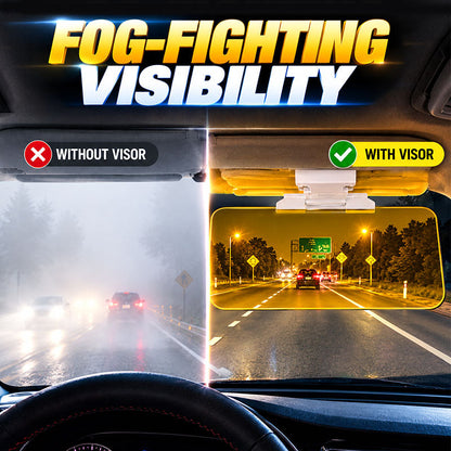 ⏳Last Day Hot Sales - 50% OFF🚗 Drive Safer Day & Night 🌙 Universal HD Anti-Glare Car Visor ✨