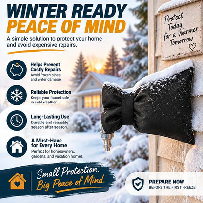 ❄️ Outdoor Faucet Cover | Winter Freeze Protection Insulated Spigot Protector (offer)