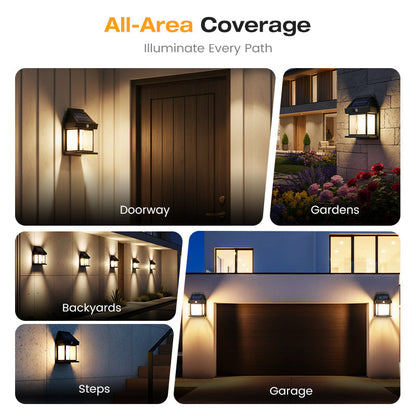 Motion Sensor Solar Wall Light,  (offer)