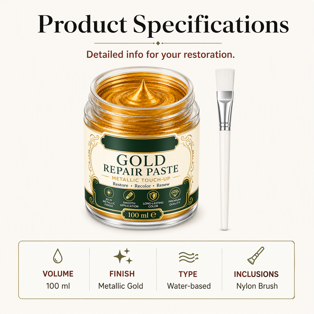 Gold Metallic Refinishing Repair Paste with Brush (offer)