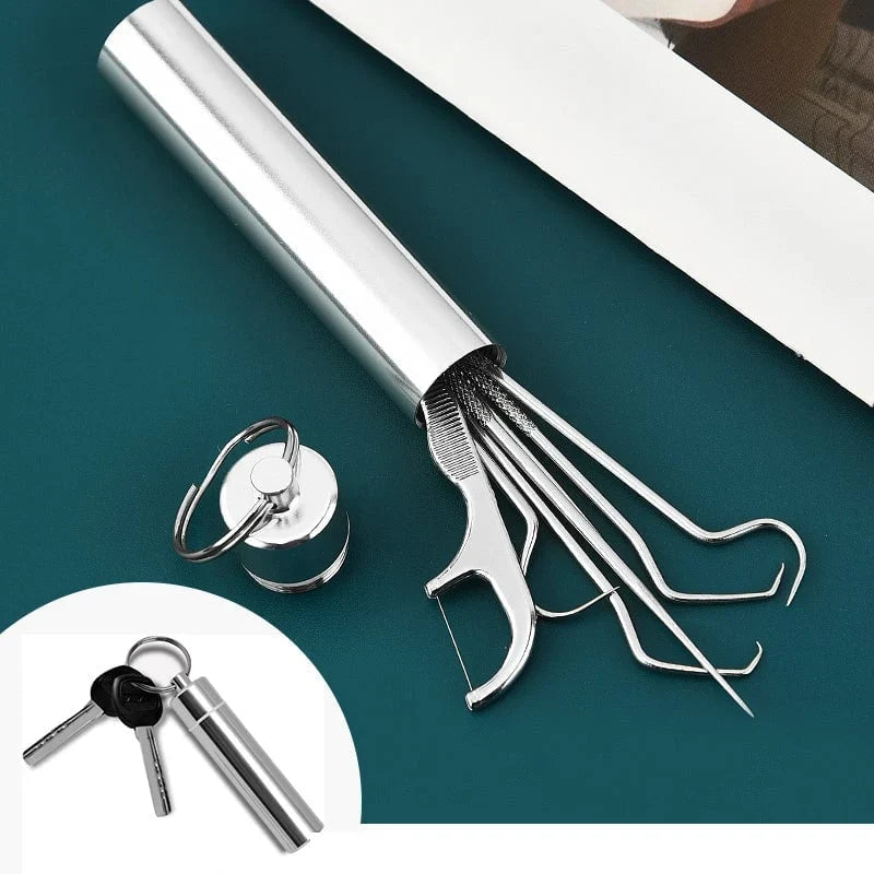 🏆German precision engineering! 0.1mm ultra-fine tip for precise flossing✨