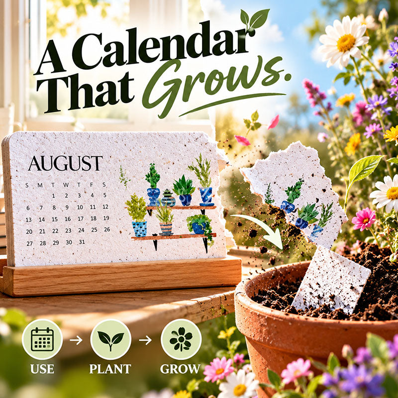 🌱 2027 Plantable Calendar – Use It. Plant It. Watch It Grow.☀（offer）