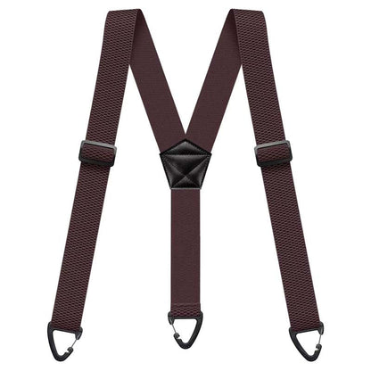 🧵🔥 Men's X-Back Braces with Swivel Hook Clips — Heavy Duty Adjustable Elastic Suspenders for Work & Formal Wear