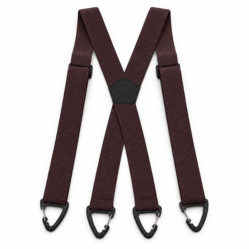 🧵🔥 Men's X-Back Braces with Swivel Hook Clips — Heavy Duty Adjustable Elastic Suspenders for Work & Formal Wear