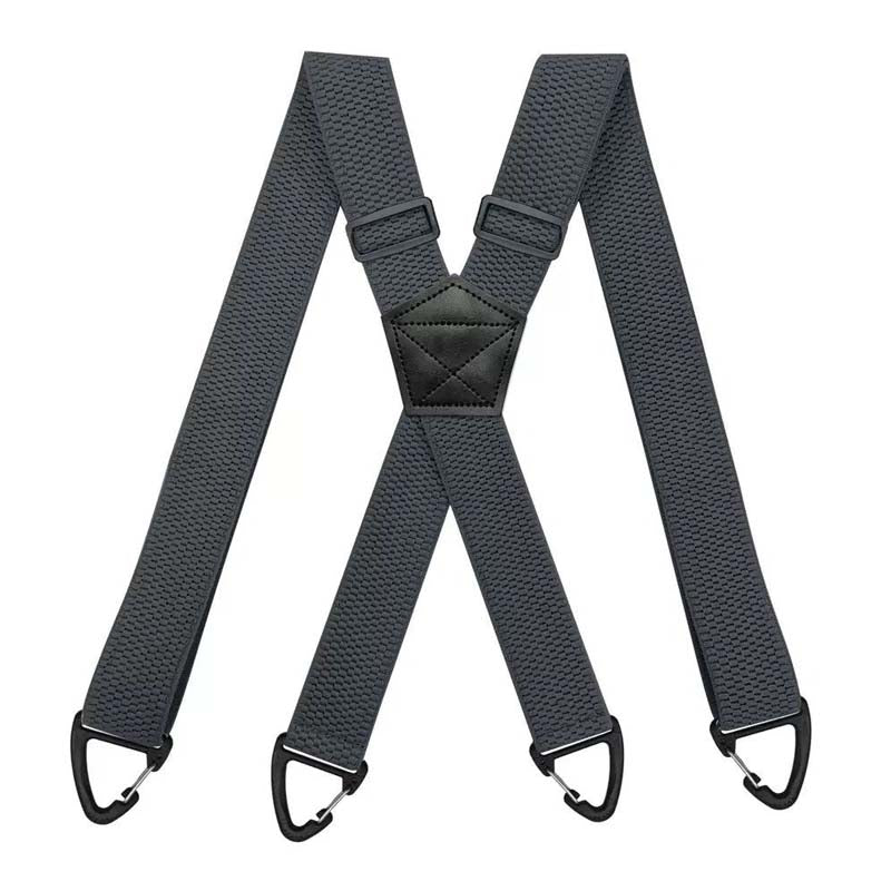 🧵🔥 Men's X-Back Braces with Swivel Hook Clips — Heavy Duty Adjustable Elastic Suspenders for Work & Formal Wear