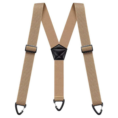 🧵🔥 Men's X-Back Braces with Swivel Hook Clips — Heavy Duty Adjustable Elastic Suspenders for Work & Formal Wear