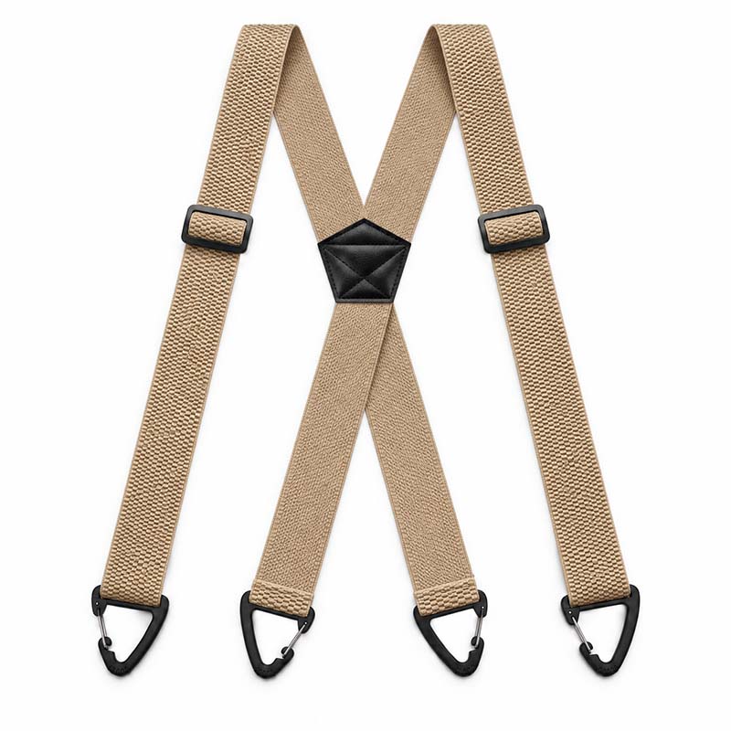 🧵🔥 Men's X-Back Braces with Swivel Hook Clips — Heavy Duty Adjustable Elastic Suspenders for Work & Formal Wear