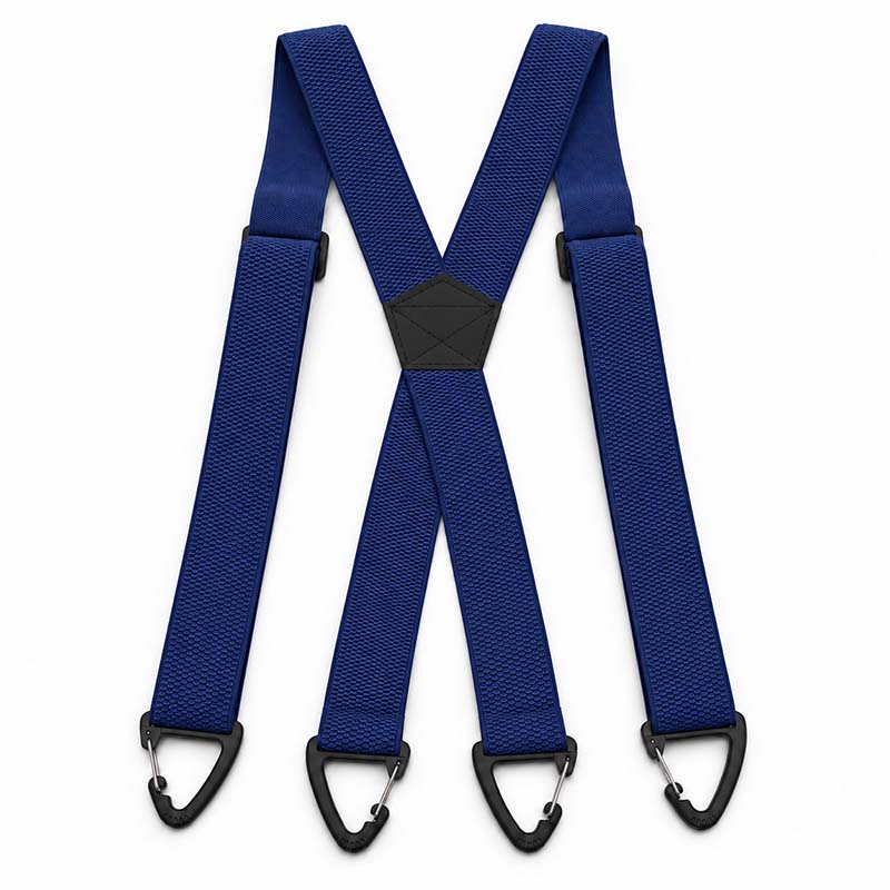 🧵🔥 Men's X-Back Braces with Swivel Hook Clips — Heavy Duty Adjustable Elastic Suspenders for Work & Formal Wear
