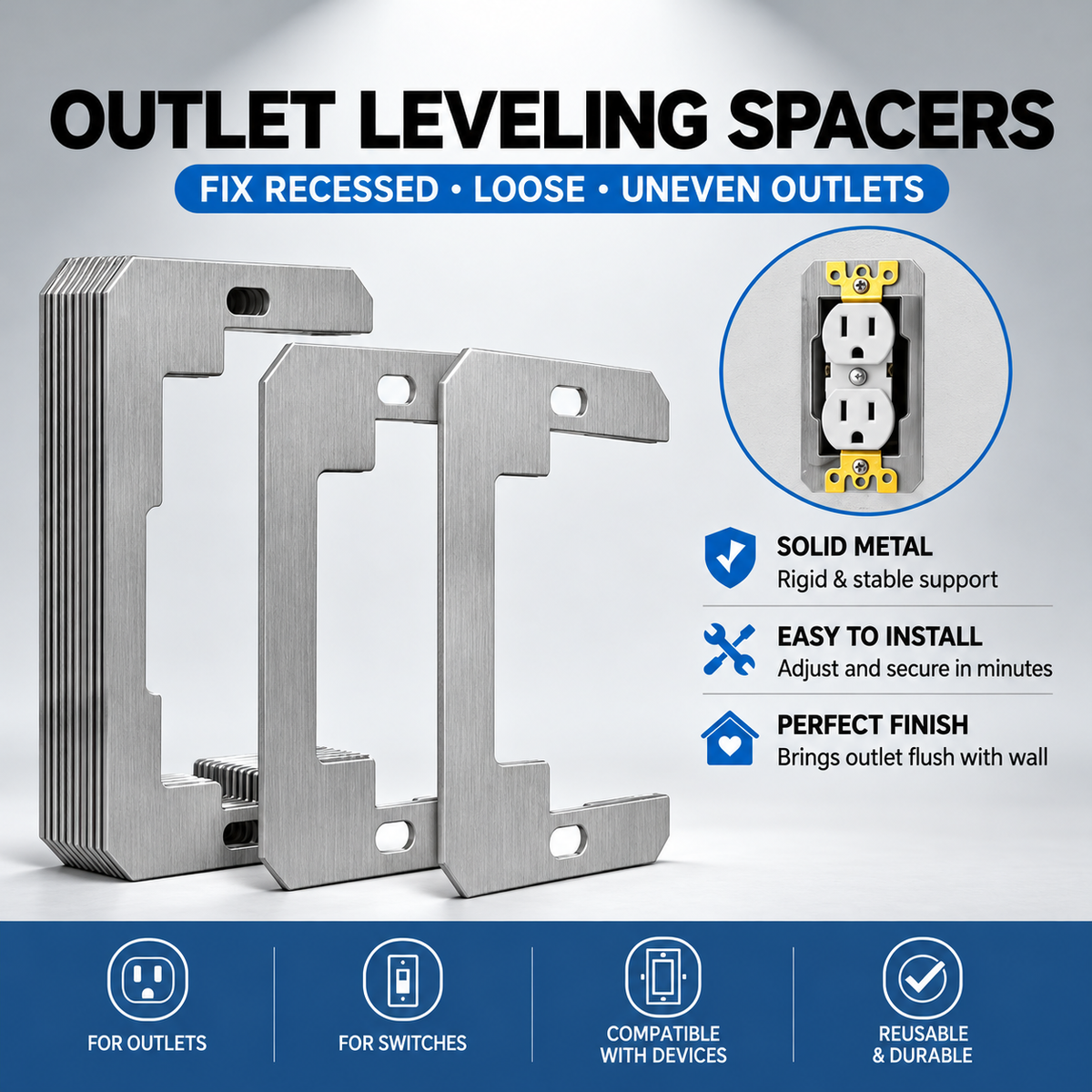 Outlet Leveling Spacers for Recessed Outlets & Switches (offer)