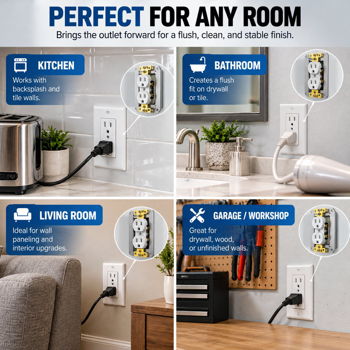 Outlet Leveling Spacers for Recessed Outlets & Switches (offer)
