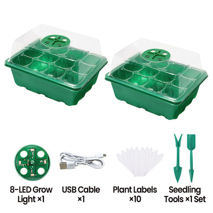 🔥🥳 HOT SALE 2026 🥳 💞 50,000+ SOLD!🎉Seed starter trays with grow light