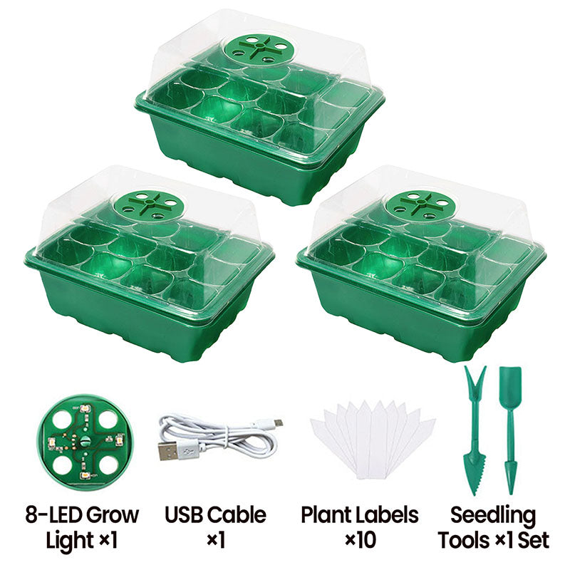 🔥🥳 HOT SALE 2026 🥳 💞 50,000+ SOLD!🎉Seed starter trays with grow light