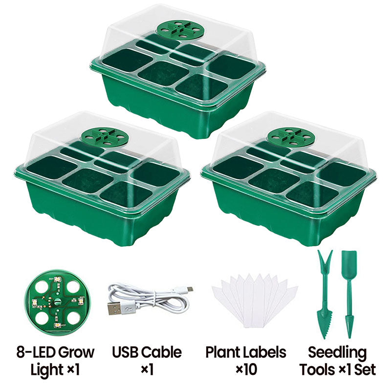 🔥🥳 HOT SALE 2026 🥳 💞 50,000+ SOLD!🎉Seed starter trays with grow light