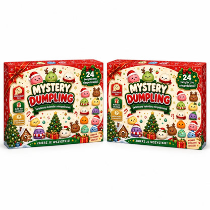 Viblitz™ 24-Day Christmas Magic Advent Calendar – Squeezable Dumpling Squishy Mystery Box (Offer)