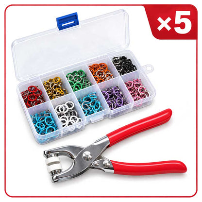 🏠 Viblitz™ Pro-Snap No-Sew Button Kit – Complete tools, easy use & durable fixes