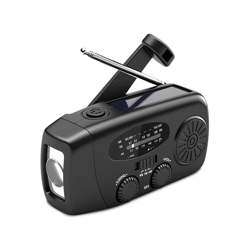 Multifunctional Portable Solar Emergency Radio – Power Bank, Hand Crank (offer)