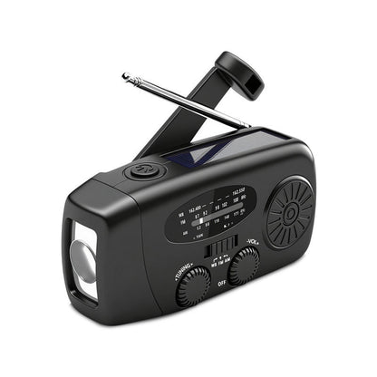 Multifunctional Portable Solar Emergency Radio – Power Bank, Hand Crank (offer)