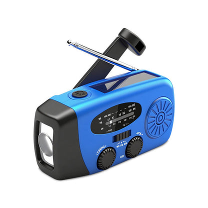 Multifunctional Portable Solar Emergency Radio – Power Bank, Hand Crank (offer)