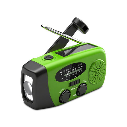 Multifunctional Portable Solar Emergency Radio – Power Bank, Hand Crank (offer)
