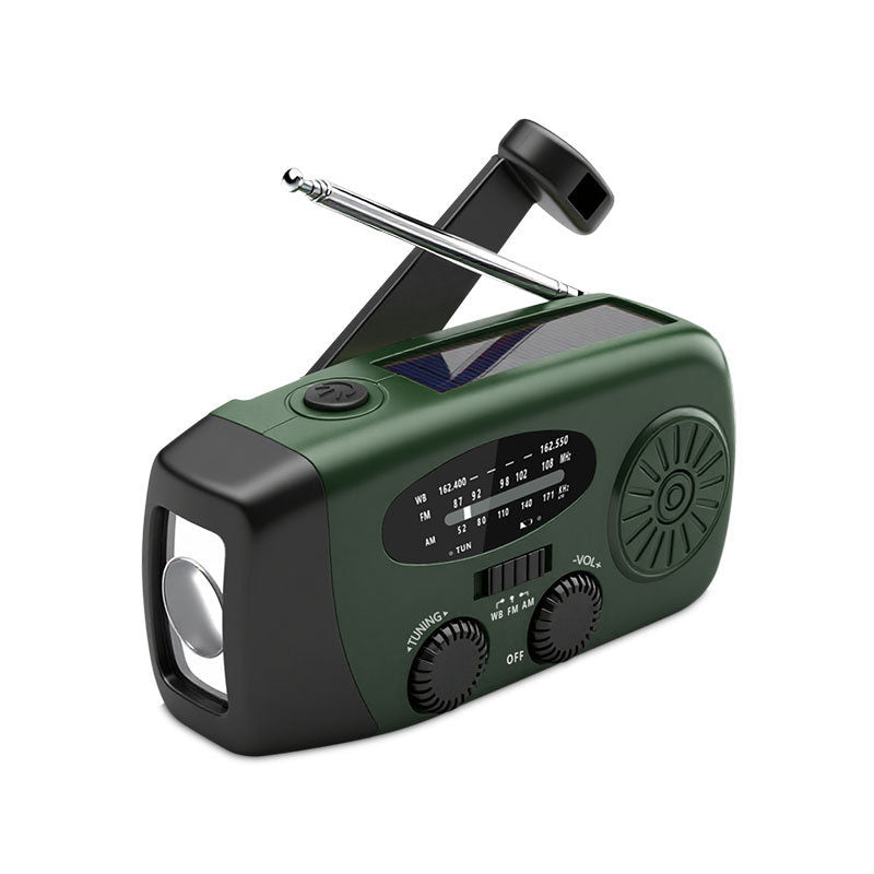 Multifunctional Portable Solar Emergency Radio – Power Bank, Hand Crank (offer)