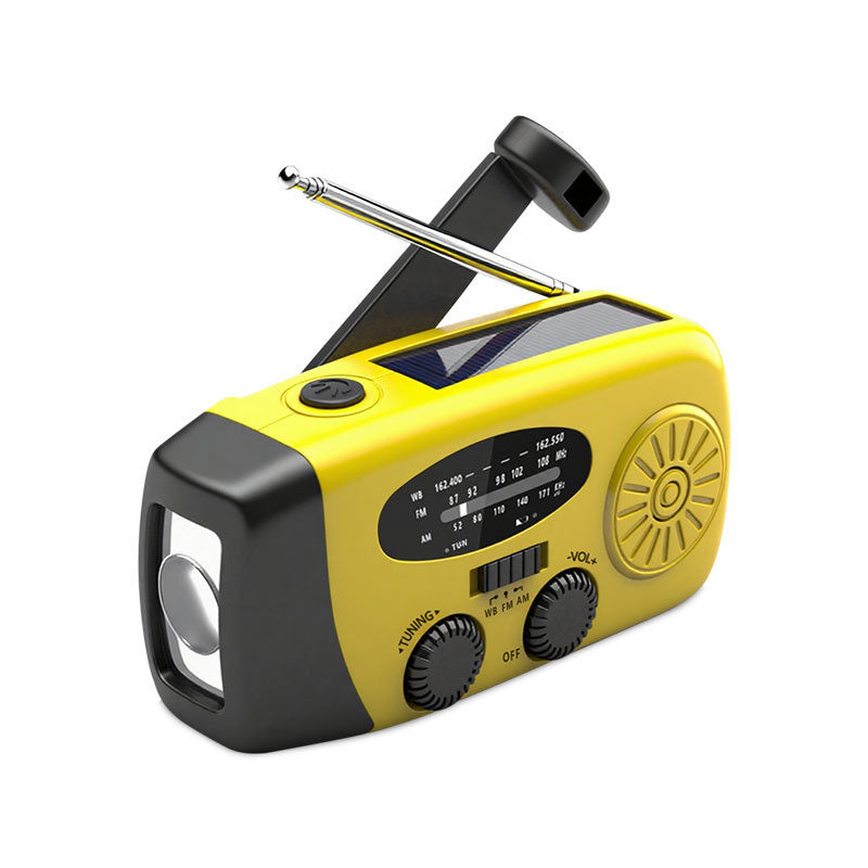 Multifunctional Portable Solar Emergency Radio – Power Bank, Hand Crank (offer)