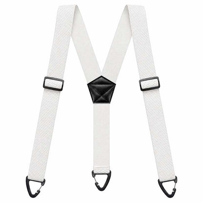 🧵🔥 Men's X-Back Braces with Swivel Hook Clips — Heavy Duty Adjustable Elastic Suspenders for Work & Formal Wear