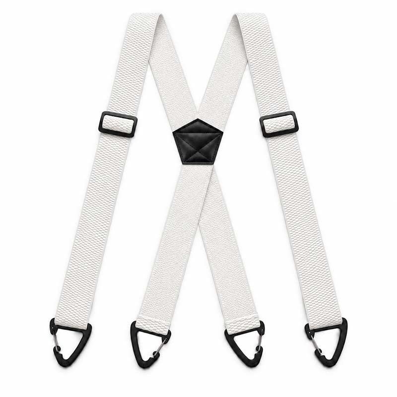 🧵🔥 Men's X-Back Braces with Swivel Hook Clips — Heavy Duty Adjustable Elastic Suspenders for Work & Formal Wear