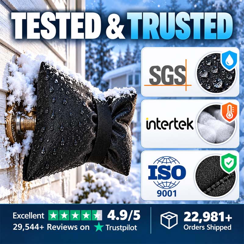 ❄️ Outdoor Faucet Cover | Winter Freeze Protection Insulated Spigot Protector (offer)
