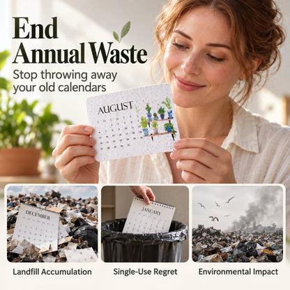 🌱 2027 Plantable Calendar – Use It. Plant It. Watch It Grow.☀（offer）