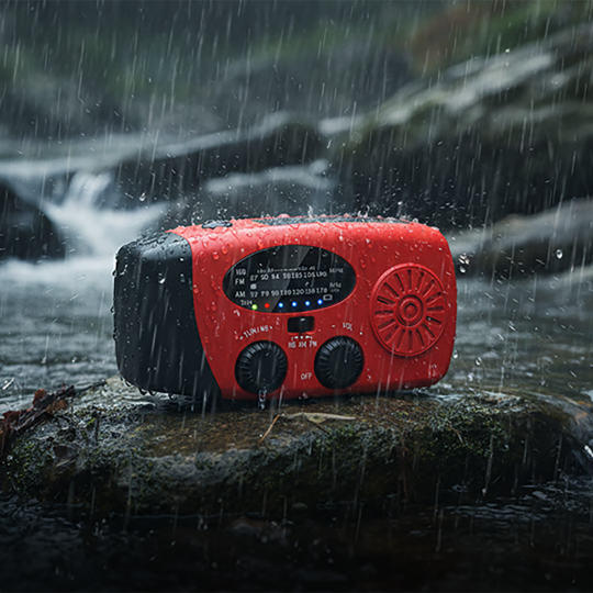 Multifunctional Portable Solar Emergency Radio – Power Bank, Hand Crank (offer)