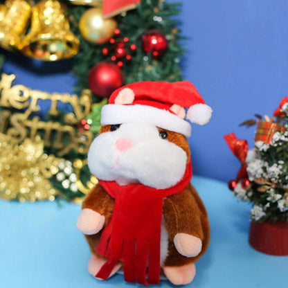 ✨Talking Hamster Plush – repeats whatever you say, auto head-shaking, hilarious fun for kids & adults.🎁